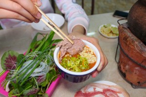 Pinky beef pot Suanmon