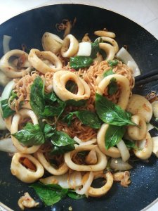 Stir-fried Instant noodles