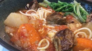 Beef noodles! (Niu Rou Mian)