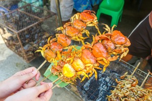 Crab Shop Phahom Vang Vieng